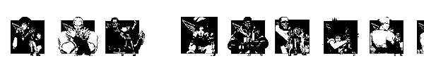 KOF Dingbats font preview